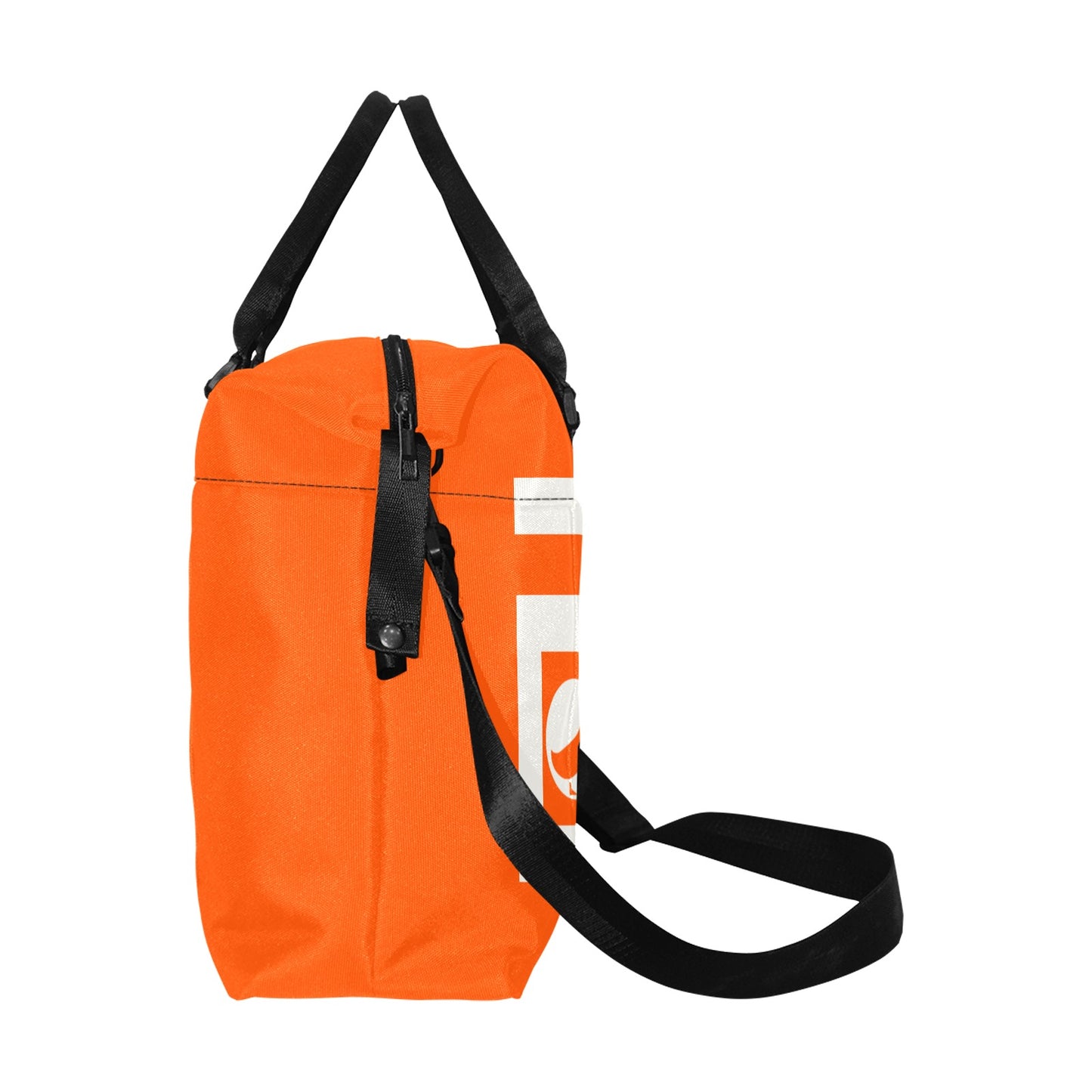Everyday / including weekends Orange Ducvil Logo Travel Bag Large Capacity Duffle Bag