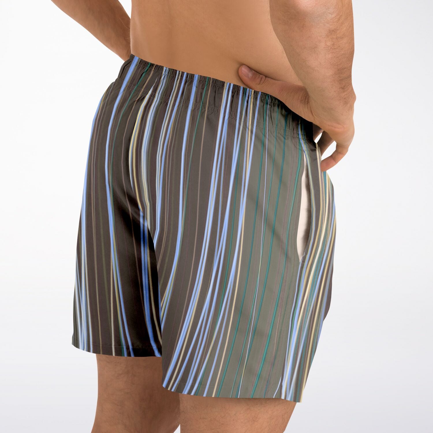 Strip  Men  Swim Trunks Men